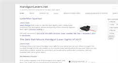 Desktop Screenshot of handgunlasers.net